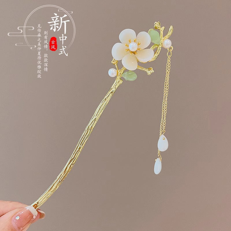 Wholesale Ancient Style Step By Step New Chinese Style Sandalwood Hairpin